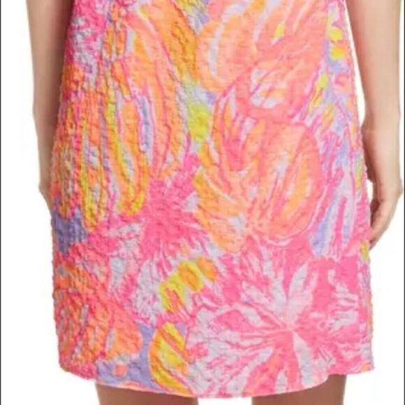 LILLY Pulitzer | Emmeline One Shoulder Dress in Sun Splashed Print | Size  XS - Picture 3 of 16